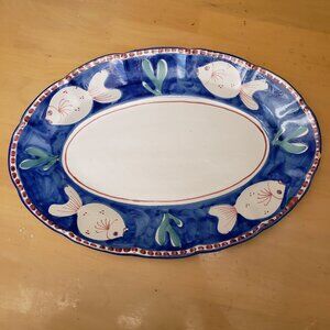 VIETRI Solimene CAMPAGNA PESCE - FISH PLATTER - Italian